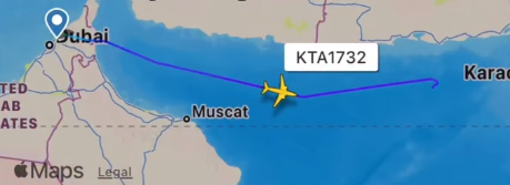 Pesawat Kargo Boeing 737 K2 Airways Hilang di Laut Arab Dekat Karachi Pakistan